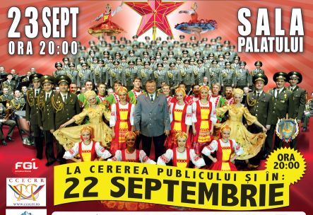 CORUL ARMATEI ROSII va susține încă o reprezentație la București
