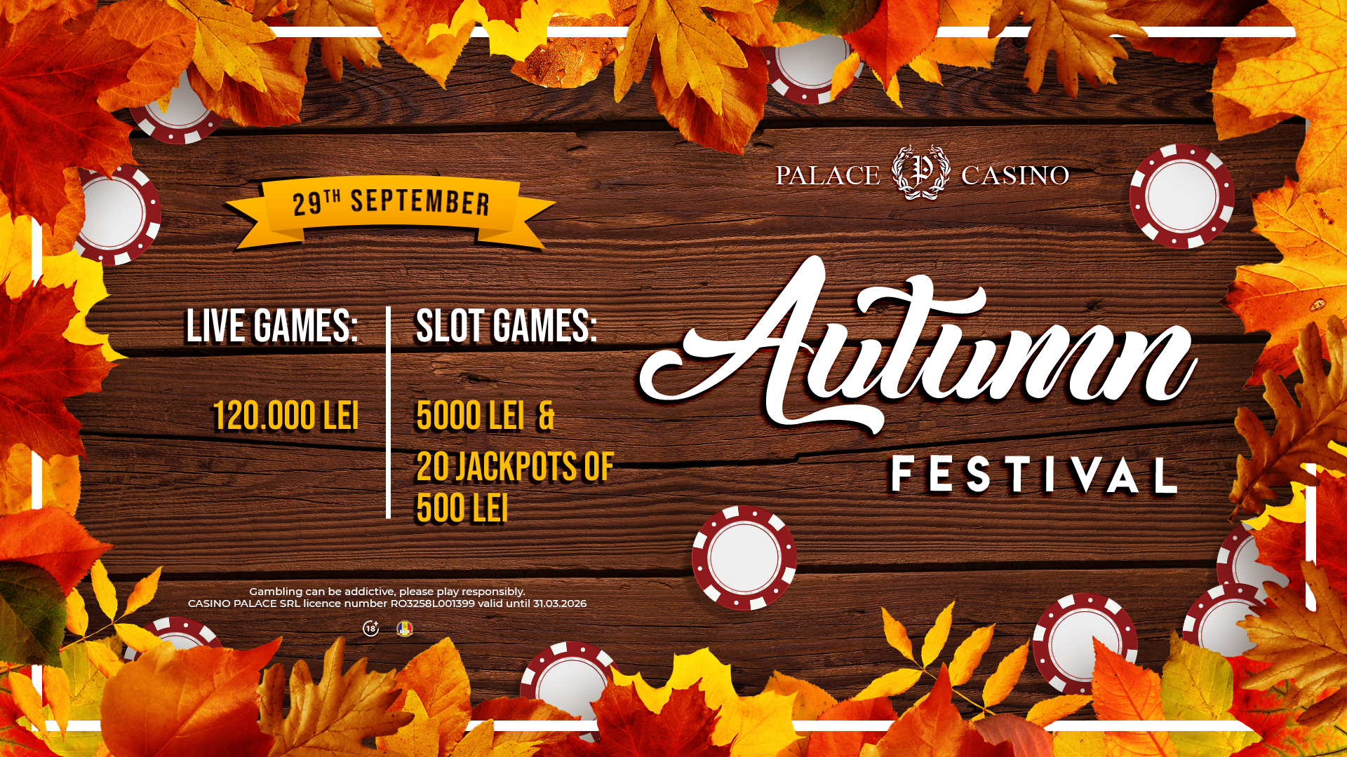 Palace Casino organizeaza primul Festival al Toamnei de pe Calea Victoriei