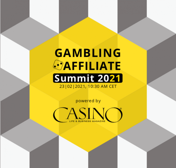 GRATUIT! Gambling Affiliate Summit 2021 FREE OF CHARGE!