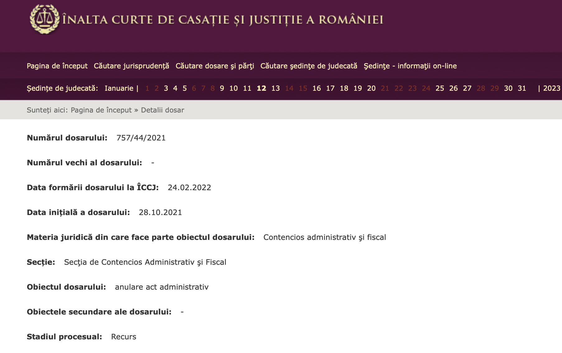 Recursul împotriva Ordinului 86