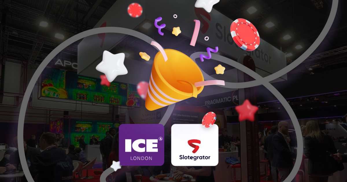 The winner of Slotegrator’s top prize at ICE London 2023 The winner
